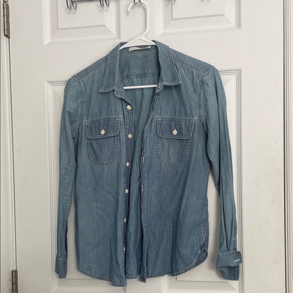 Capulet Light Blue Chambray Button-Down Shirt